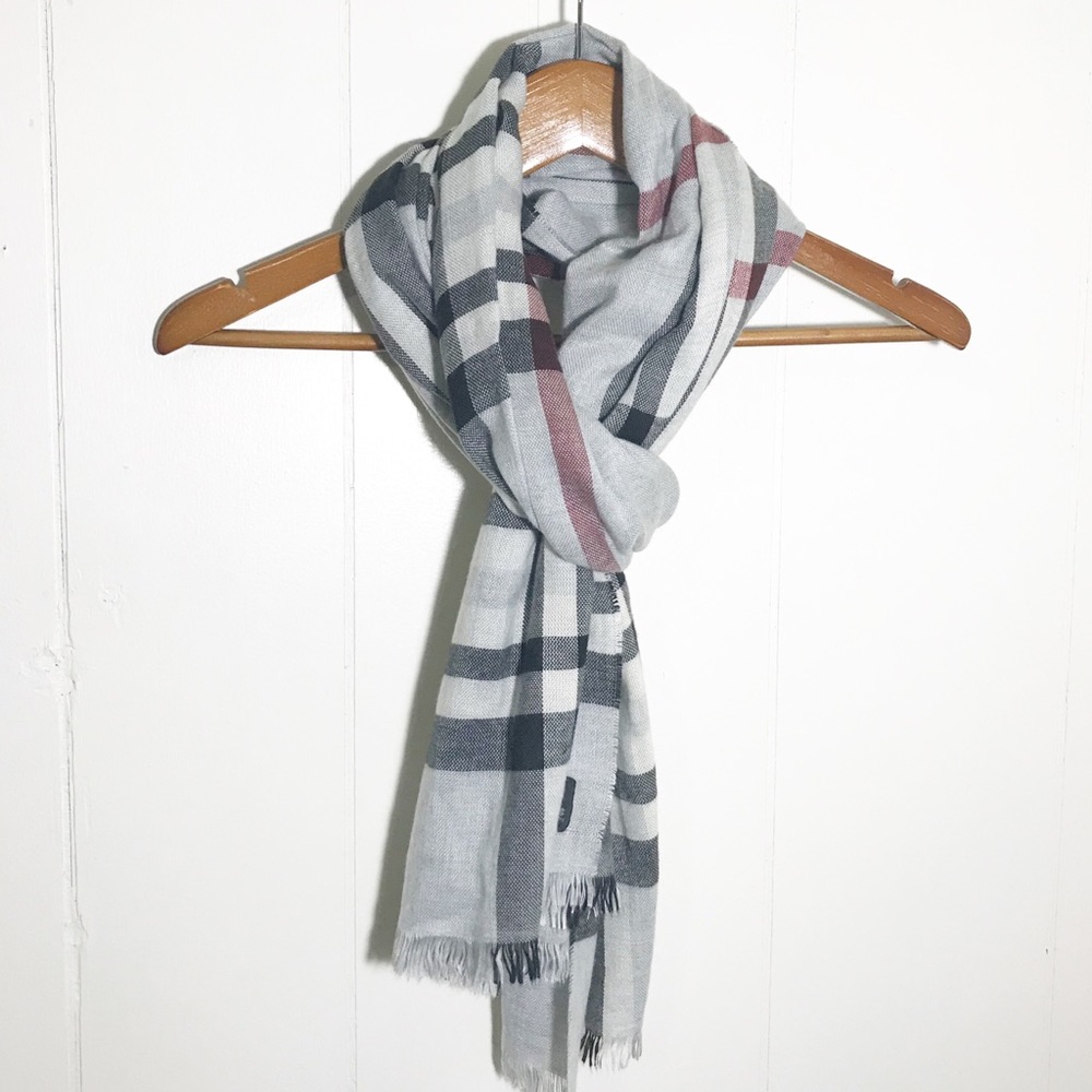 V. Fraud German Made Plaid Scarf